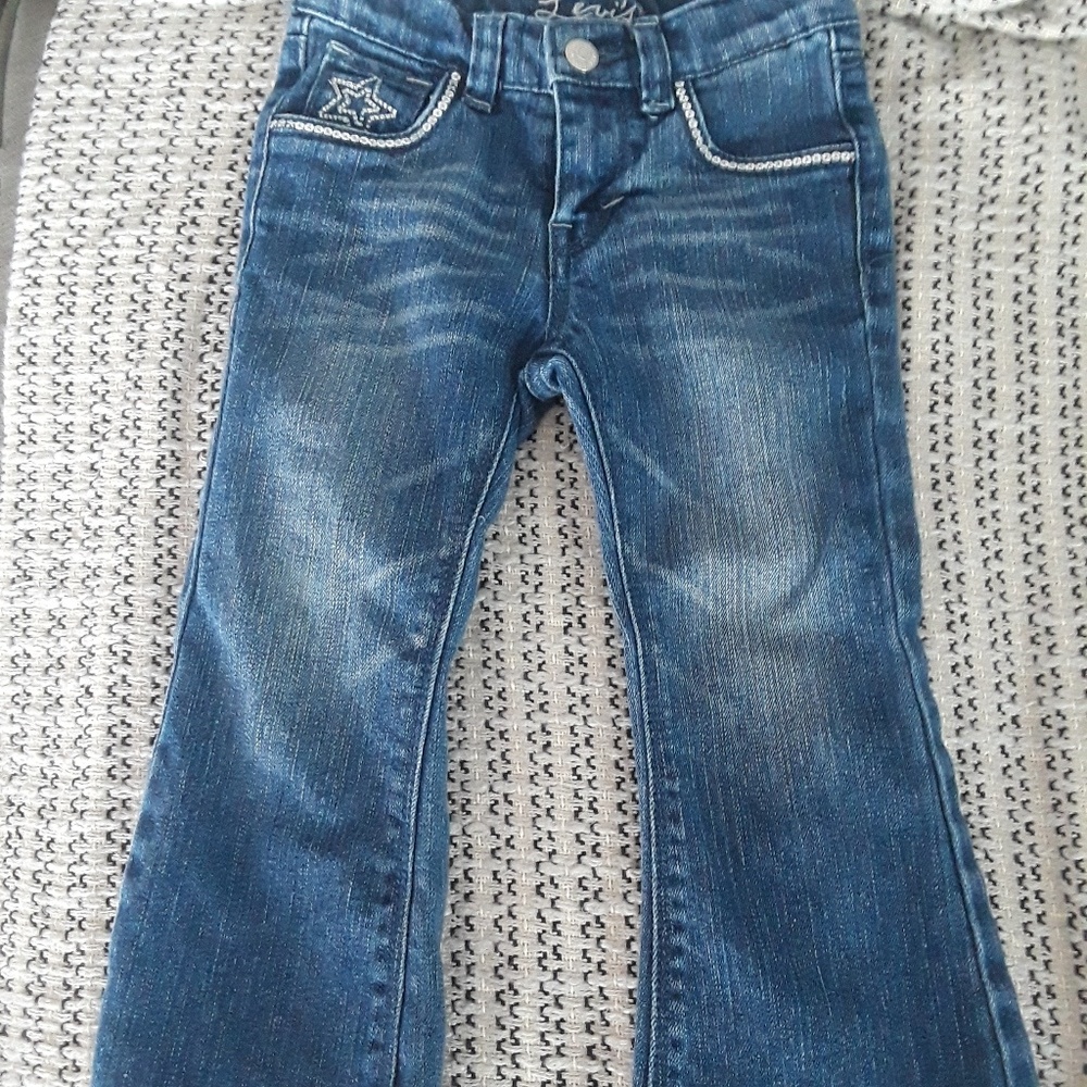 💜💚SOLD💜💚Girls flare leg Levi's jean